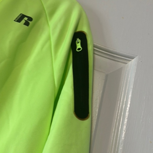 Russell Athletic Green and Gray Hoodie Cozy and Versatile - Picture 7 of 9